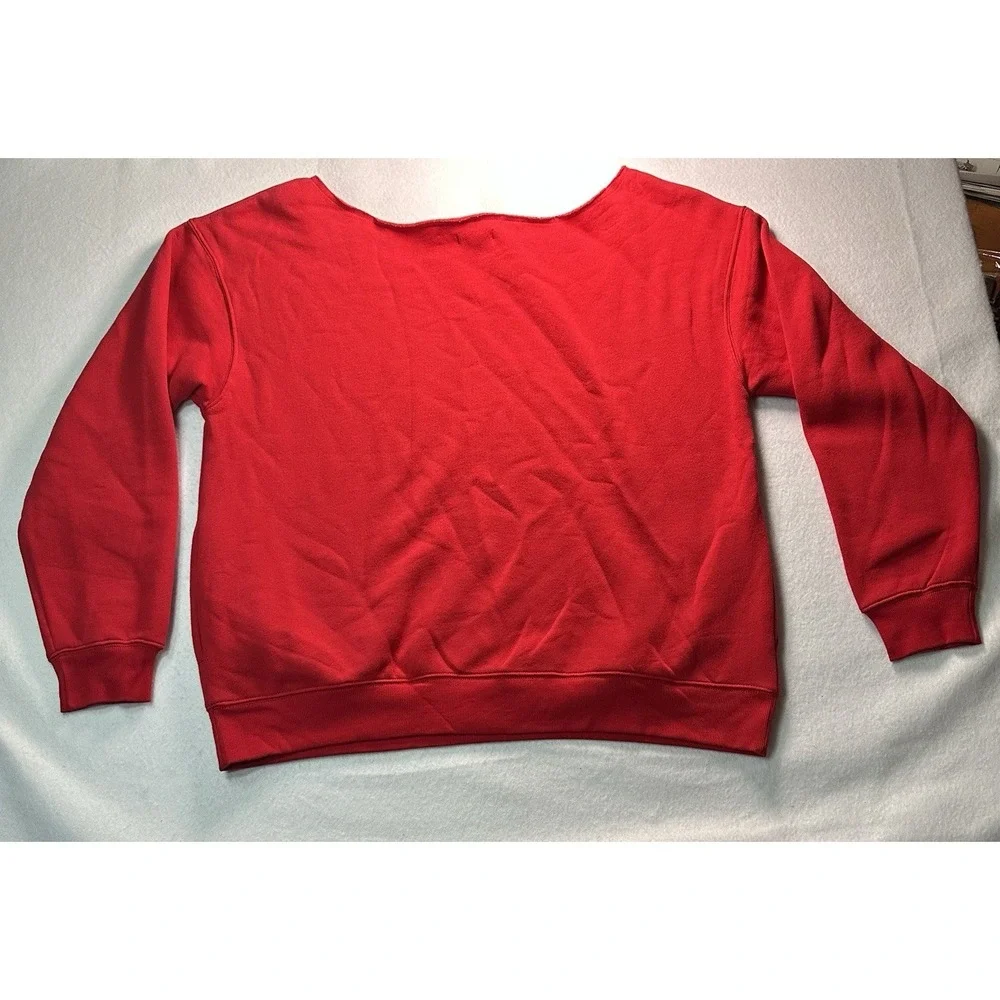 Wild Fable, Long Sleeve Sweatshirt, Red Size L Women Women's NWT - Picture 9 of 9